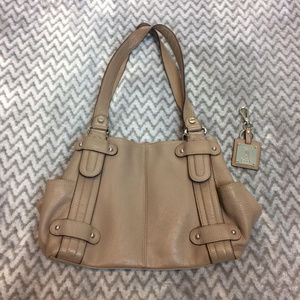 Tignanello Leather Taupe / Beige Purse Bag - NWOT